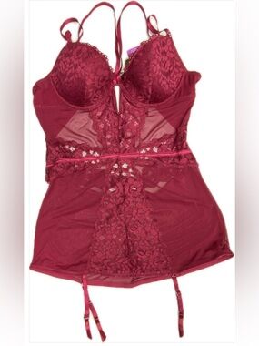 NWT Love Honey RED Chemise, 1X/2X *P1102